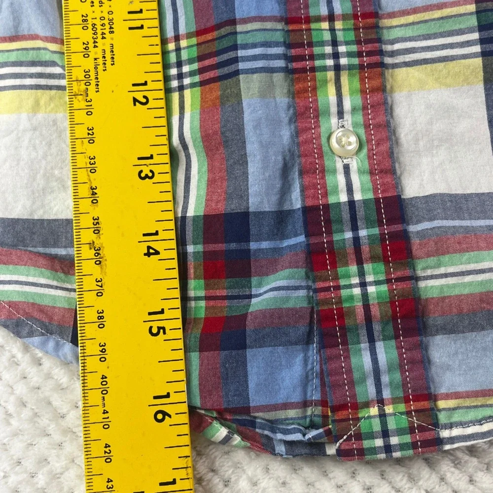 Ralph Lauren Kids Plaid Button Down Shirt Long Sleeve Size‎ 3T